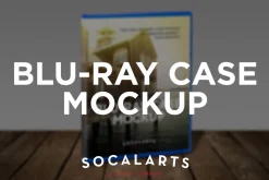 Blu-ray Case + Disc Mockup