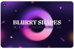 Blurry Gradient Shapes Collection