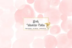 Blush Pink Watercolor Circles