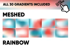 Blush Blue Gradients