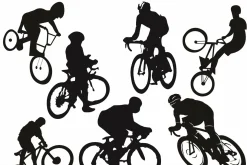 Bmx Rider Silhouette clipart