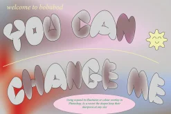 Bobabod Bubble Font SVG Colour