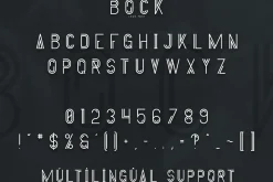 Bock - Logo Font
