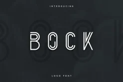 Bock - Logo Font