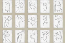 Body line art