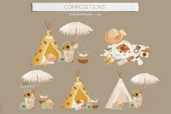 Bohemian Picnic kids collection