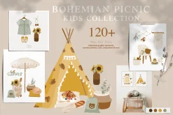 Bohemian Picnic kids collection