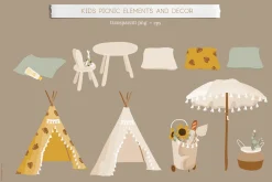 Bohemian Picnic kids collection