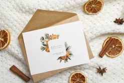 Bohemian Floral Christmas Time Set