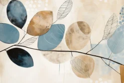Bohemian leaves. Illustrations