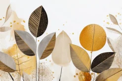 Bohemian leaves. Illustrations
