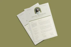 Boho CV Resume