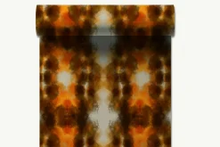 Boho warm animal print Ikat tie dye
