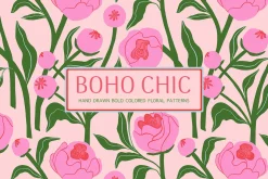 Boho Chic floral patterns