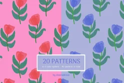 Boho Chic floral patterns