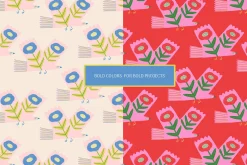 Boho Chic floral patterns
