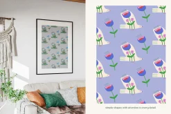 Boho Chic floral patterns