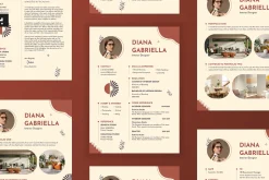 Boho CV Resume Template