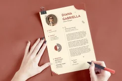 Boho CV Resume Template