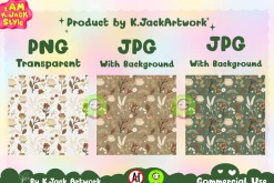 Boho Floral Dreams Seamless Pattern