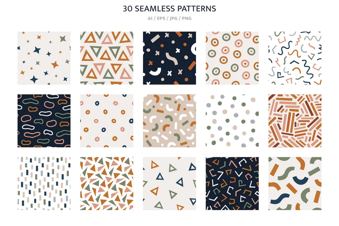 Boho Geometric Patterns