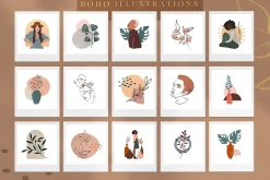 Boho Mood Illustrations