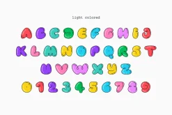 Bold Loop colored font