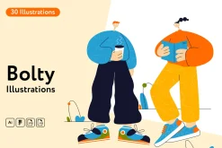 Bolty Education Illustrations