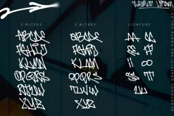 45 Bombing – Street Graffiti Font
