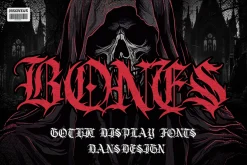 BONES Blackletters Gothic Display