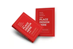 Book Cover Mockup Template Set Vol 3