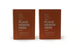 Book Cover Mockup Template Set Vol 3