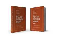 Book Cover Mockup Template Set Vol 3