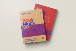 Book Cover Mockup Set