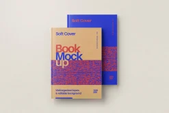 Book Cover Mockup Set