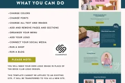 Bookish Squarespace Template