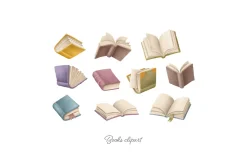 Books clipart bundle