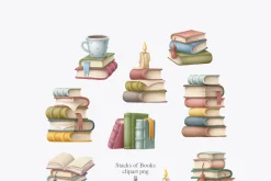 Books clipart bundle