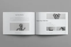 Book Title Layout Design Landscape
