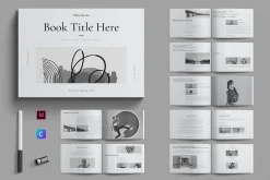 Book Title Layout Design Landscape