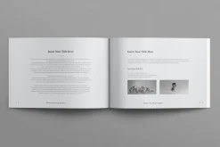 Book Title Layout Design Landscape