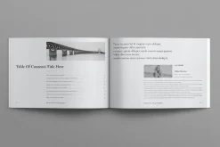 Book Title Layout Design Landscape