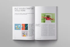 Book Title Layout Design Template