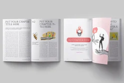 Book Title Layout Design Template