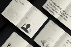 Book Title Layout Design Template