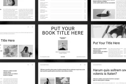 Book Title Layout Design Template