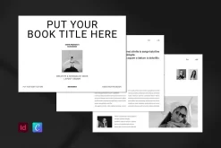 Book Title Layout Design Template