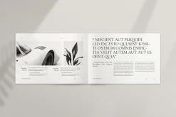 Book Title Layout Landscape Template