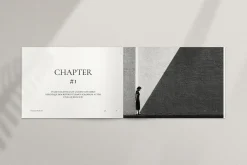 Book Title Layout Landscape Template