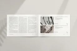 Book Title Layout Landscape Template